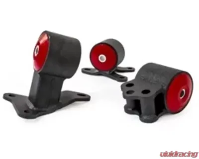 Innovative Mounts B-Series Black Steel Mounts 95A Bushings Auto to Manual Cable Acura Integra 1994-2001 - 40155-95A
