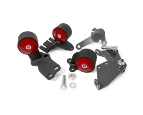 Innovative Mounts B-Series Black Steel Mounts 60A Bushings Cable to Hydro Conversion Honda Civic 1988-1991