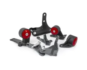 Innovative Mounts D-Series Black Steel Mounts 60A Bushings 92+ Engine Hydro Conversion Honda Civic 1988-1991