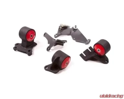 Innovative Mounts B-Series Black Steel Mounts 60A Bushings Cable to Hydro Conversion Acura Integra 1990-1993 - 49350-60A