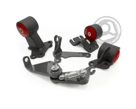 Innovative Mounts B-Series Black Steel Mounts 85A Bushings Auto to Manual Hydro Actuator Acura Integra 1990-1993