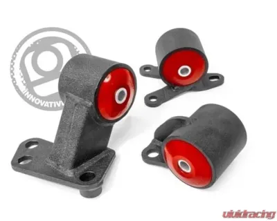 Innovative Mounts B-Series Black Steel Mounts 60A Bushings Auto to Manual Hydro 2 Bolt Acura Integra 1994-2001 - 49551-60A