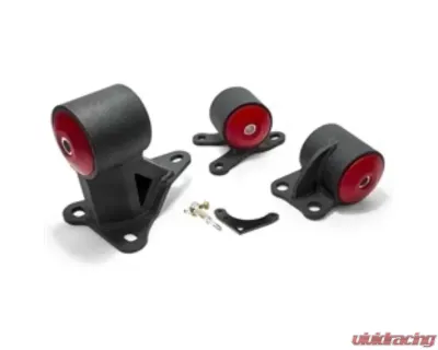 Innovative Mounts B/D Series Black Steel Mounts 75A Bushings Auto to Manual Cable 2 Bolt Honda Civic 1992-1995 - 49552-75A