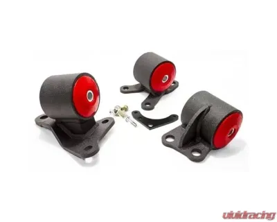 Innovative Mounts B-Series Black Steel Mounts 75A Bushings Cable Conversion 2 Bolt Acura Integra 1994-2001 - 49553-75A