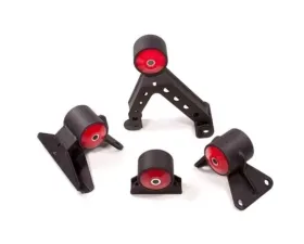 Innovative Mounts Black Steel Mounts 75A Bushings Mitsubishi Evolution 2007-2013