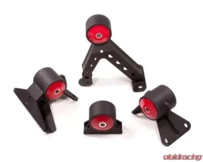 Innovative Mounts Black Steel Mounts 85A Bushings Mitsubishi Evolution 2007-2013 - 70750-85A