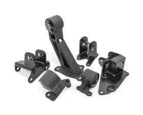 Innovative Mounts J-Series Black Steel Mounts 95A Bushings Honda Civic 1996-2000