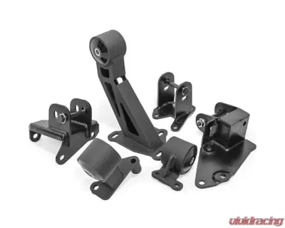 Innovative Mounts J-Series Black Steel Mounts 95A Bushings Honda Civic 1996-2000 - 80050-95A