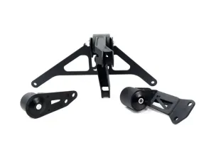 Innovative Mounts K-Series/K20 Manual Transmission Black Steel Mount Kit 75A Bushings Acura NSX 1990-2005