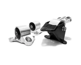 Innovative Mounts B/D Series Black Aluminum Mounts 75A Bushings 2 Bolt Honda Civic 1996-2000