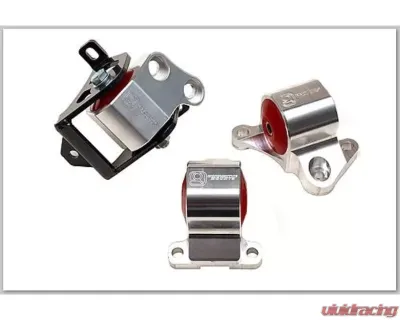 Innovative Mounts B/D Series Black Aluminum Mounts 85A Bushings 2 Bolt Honda Civic 1996-2000 - B10050-85A-BA