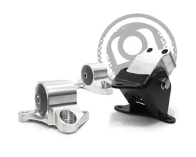 Innovative Mounts B/D Series Silver Aluminum Mounts 75A Bushings 3 Bolt Honda Civic 1996-2000