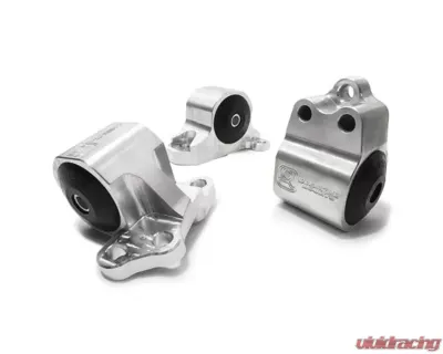 Innovative Mounts B/D Series Black Aluminum Mounts 95A Bushings 3 Bolt Honda Civic 1992-1995 - B10150-95A-BA