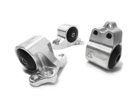 Innovative Mounts B/D Series Silver Aluminum Mounts 95A Bushings 3 Bolt Honda Civic 1992-1995