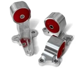 Innovative Mounts B-Series Black Aluminum Mounts 85A Bushings Honda Civic 1988-1991