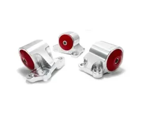 Innovative Mounts B/D Series Silver Aluminum Mounts 85A Bushings 2 Bolt Honda Civic 1992-1995