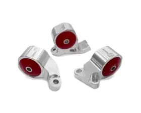 Innovative Mounts Black Aluminum Mounts Solid Bushings 2 Bolts Honda Civic 1992-1995