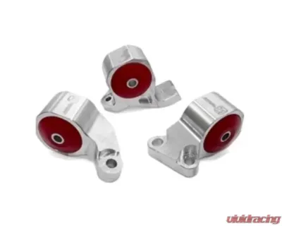 Innovative Mounts Black Aluminum Mounts Solid Bushings 2 Bolts Honda Civic 1992-1995 - B19550-SOLID-BA