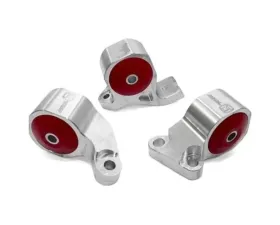 Innovative Mounts B/D Series Silver Aluminum Mounts Solid Bushings 2 Bolt Honda Civic 1992-1995