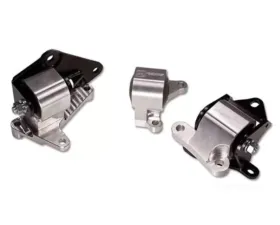 Innovative Mounts H-Series Silver Aluminum Mounts Solid Bushings Honda Civic 1992-1995