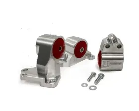 Innovative Mounts Billet Conversion Silver Aluminum Mount Kit 85A Bushings Acura Integra 1994-2001