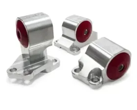 Innovative Mounts B/D Series Black Aluminum Mounts 85A Bushings Auto to Manual Hydro 2 Bolt Honda Civic 1992-1995