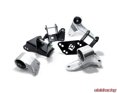 Innovative Mounts K-Series Silver Aluminum Mounts 95A Bushings Honda Civic 1996-2000 - B90051-95A