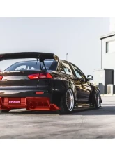 StreetFighterLA Rear Diffuser FRP Mitsubishi EVO X 2008-2015                                     - SFXLA-EVOX-DIFF-FRP - Image 5