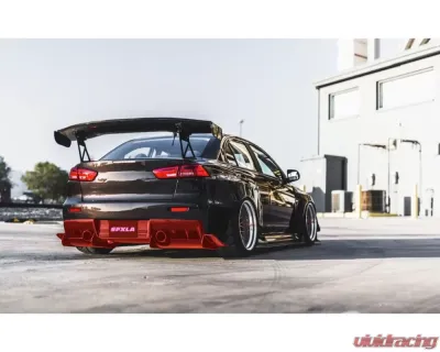 StreetFighterLA Rear Diffuser FRP Mitsubishi EVO X 2008-2015 - SFXLA-EVOX-DIFF-FRP