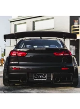 StreetFighterLA Rear Diffuser FRP Mitsubishi EVO X 2008-2015                                     - SFXLA-EVOX-DIFF-FRP - Image 5