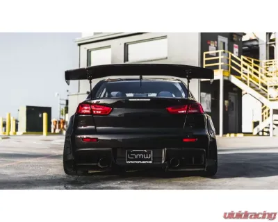 StreetFighterLA Rear Diffuser FRP Mitsubishi EVO X 2008-2015 - SFXLA-EVOX-DIFF-FRP