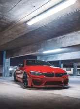 StreetFighterLA Front Lip Carbon Fiber BMW F80 Sedan 2015-2020                                     - SFXLA-F80-FLCBN - Image 4