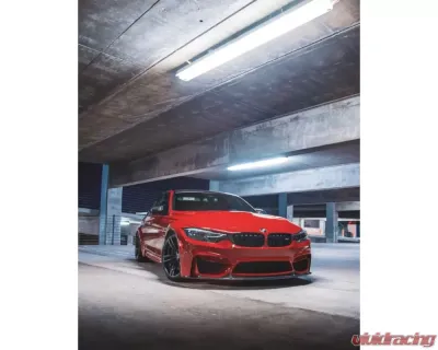 StreetFighterLA Front Lip Carbon Fiber BMW F80 Sedan 2015-2020 - SFXLA-F80-FLCBN