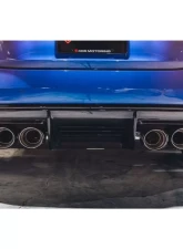 StreetFighterLA Rear Diffuser 3 Carbon Fiber BMW G8X 2021-2024                                     - SFXLA-G8X-DF3CBN - Image 2