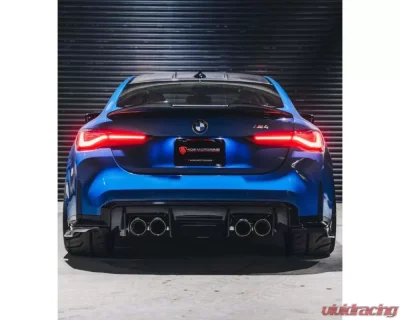 StreetFighterLA Rear Diffuser 3 Carbon Fiber BMW G8X 2021-2024 - SFXLA-G8X-DF3CBN