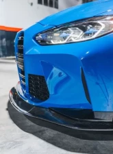 StreetFighterLA Front Lip Carbon Fiber BMW G8X 2021-2024                                     - SFXLA-G8X-FLCBN - Image 3