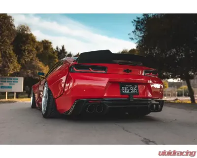 StreetFighterLA Rear Spoiler Carbon Fiber Chevrolet Camaro Gen 6 2016-2022 - SFXLA-CAMRO06-SPLCBN