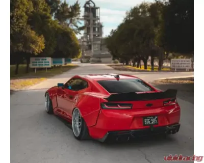 StreetFighterLA Full Kit Rear Spoiler FRP Chevrolet Camaro Gen 6 2016-2022 - SFXLA-GEN6-CAMARO-FK-SPLFRP