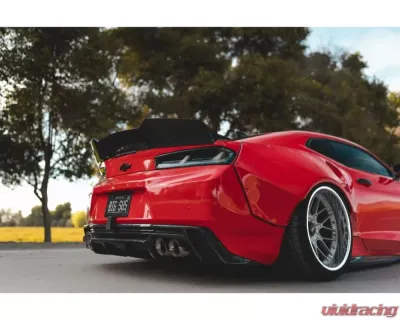 StreetFighterLA Rear Spoiler Carbon Fiber Chevrolet Camaro Gen 6 2016-2022 - SFXLA-CAMRO06-SPLCBN