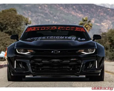 StreetFighterLA Full Kit Rear Spoiler FRP Chevrolet Camaro Gen 6 2016-2022 - SFXLA-GEN6-CAMARO-FK-SPLFRP