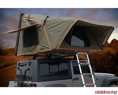 Tuff Stuff Overland Black 3+ Person Stealth Aluminum Shell RTT - TS-RTT-STLTH
