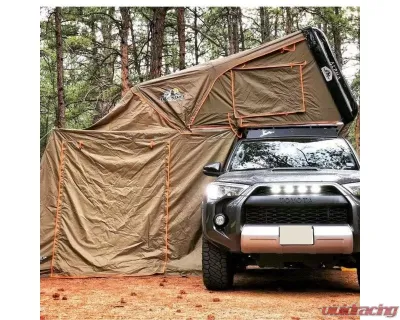 Tuff Stuff Overland Black 4 Person Alpha Hard Top Side Open Tent - TS-RTT-CS-BK