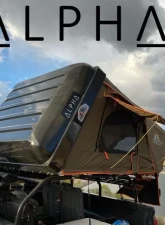 Tuff Stuff Overland Black 2 Person Alpha II Hard Top Side Open Tent                                     - TS-RTT-CS2-BK - Image 4