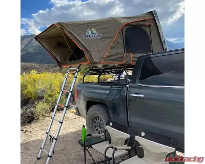 Tuff Stuff Overland Black 2 Person Alpha II Hard Top Side Open Tent - TS-RTT-CS2-BK