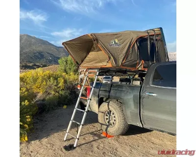 Tuff Stuff Overland Black 2 Person Alpha II Hard Top Side Open Tent - TS-RTT-CS2-BK