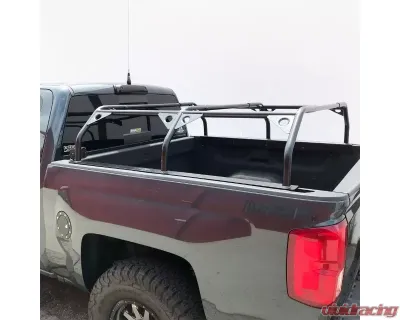 Tuff Stuff Overland 51-Inch Adjustable Powder Coated Roof Top Tent Truck Bed Rack - TS-UBR-PDR-51