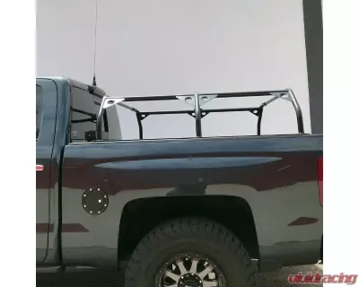 Tuff Stuff Overland 51-Inch Adjustable Powder Coated Roof Top Tent Truck Bed Rack - TS-UBR-PDR-51