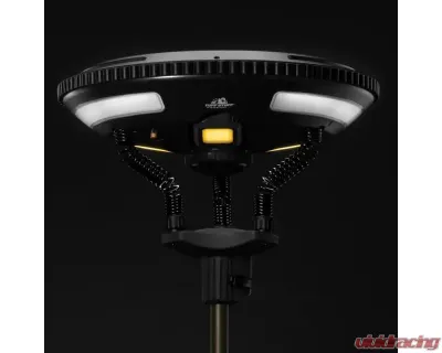 Tuff Stuff Overland Halo 9.75" Solar Freestanding Light With Speaker - TS-4-1000