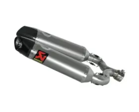 Akrapovic Slip-On Exhaust Titanium Carbon Fiber for Aprilia Shiver 750 2008-2009