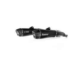 Akrapovic Moto Slip-On Exhaust Black Titanium Carbon Fiber for BMW K1600B Grand America 2017-2020